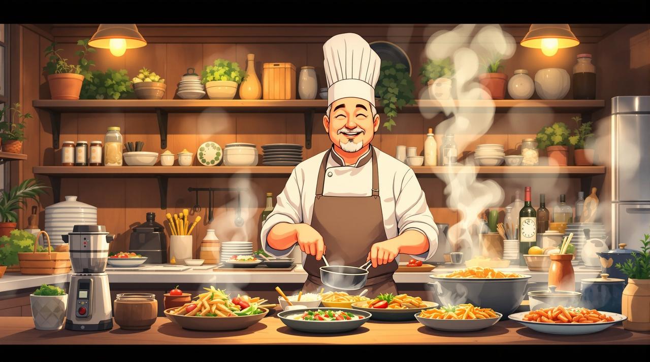 苦瓜短剧作品 - 隔壁大厨