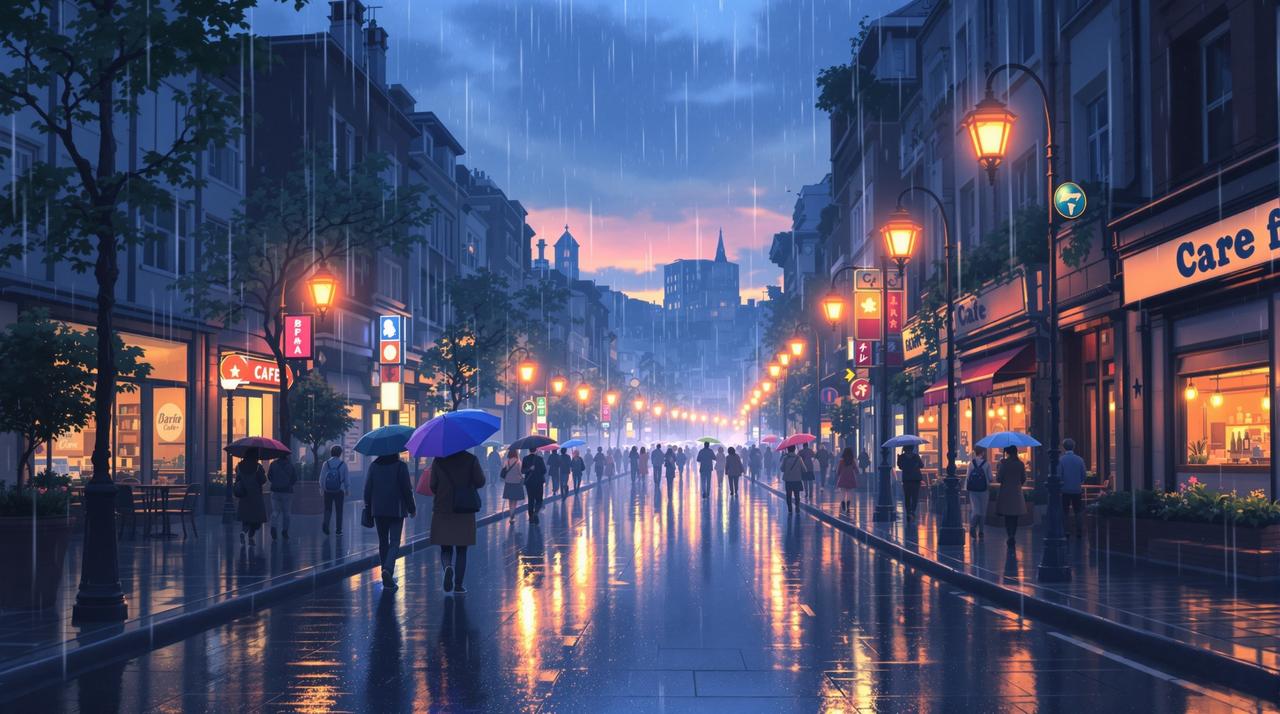 苦瓜短剧作品 - 城市雨声